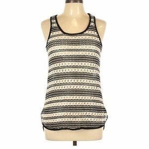 Vince Camuto Crochet Bohemian Hippie Festival Tank Top Swim Cover Up Size Small